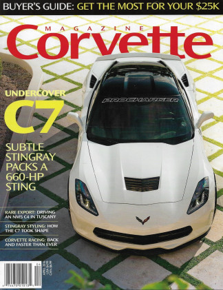 CORVETTE MAGAZINE 2016 APR - C7, DRIVING AN NM5 C4, HOW THE C7 TOOK SHAPE